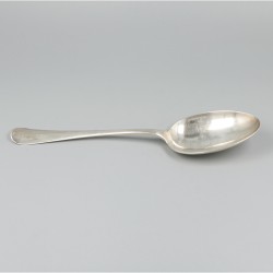 Groentelepel zilver.