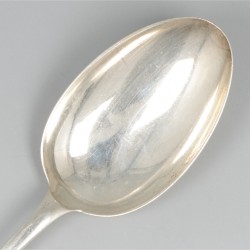Groentelepel zilver.
