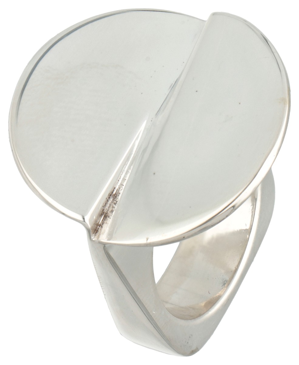 Sterling zilveren Deense design ring.