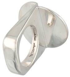 Sterling zilveren Deense design ring.