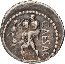 Roman Republic. Julius Caesar. Denarius. N.D. (49 - 44 BC).