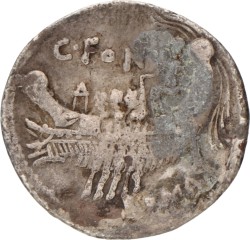 Roman Republic. C. Fonteius. Denarius. N.D. (109 BC).