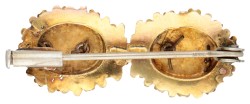 14K Geelgouden antieke samengestelde broche.