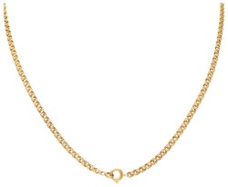 14K Geelgouden filigrain collier.