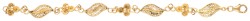 14K Geelgouden filigrain armband.