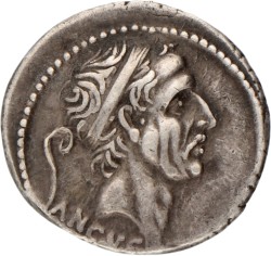 Roman Republic. L. Marcius Philippus. Denarius. N.D. (56 BC).
