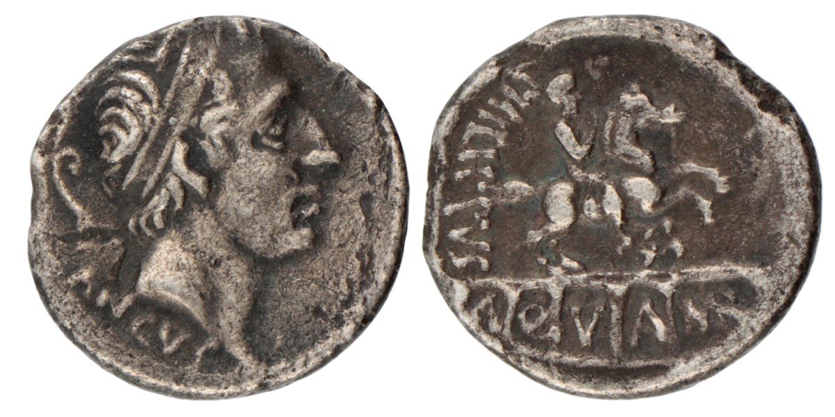 Roman Republic. L. Marcius Philipphus. Denarius. N.D. (56 BC).