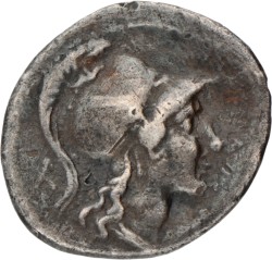 Roman Republic. Anonymous. Denarius. N.D. (115 - 114 BC).