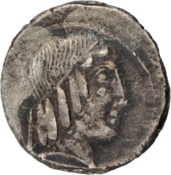 Roman Republic. C. Marcius Censorinus. Denarius. ND (88 BC).