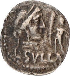 Roman Republic. L. Cornelius Sulla Felix. Denarius. N.D. (84 - 83 BC).