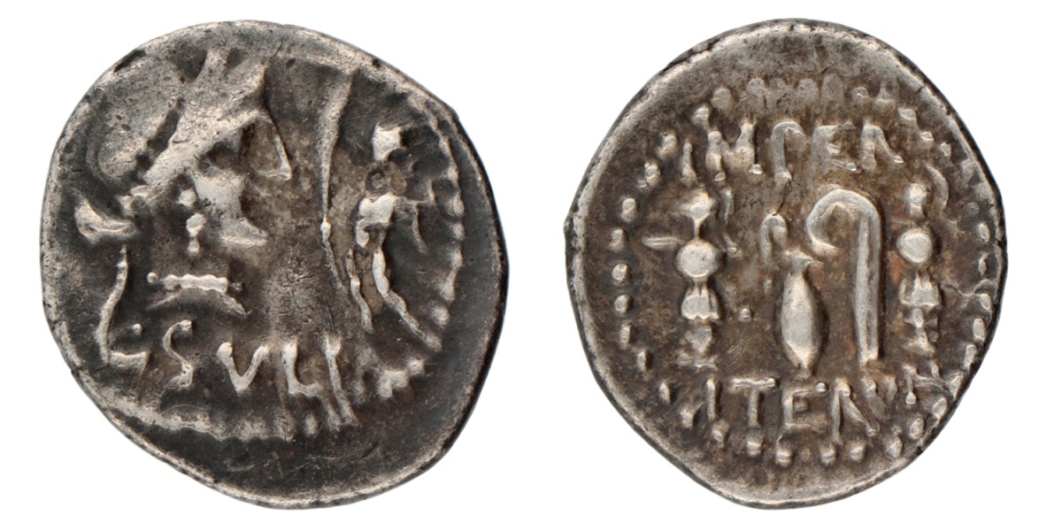Roman Republic. L. Cornelius Sulla Felix. Denarius. N.D. (84 - 83 BC).