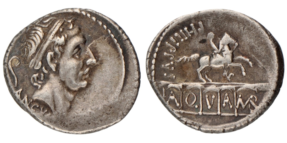 Roman Republic. L. Marcius Phillipus. Denarius. N.D. (56 BC).