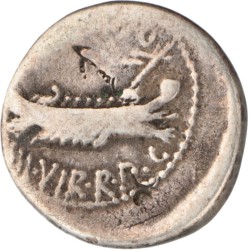Roman Republic. Marcus Antonius. Denarius. N.D. (32 - 31 BC).