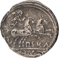 Roman Republic. P. Cornelius Sulla. Denarius. N.D. (151 BC).