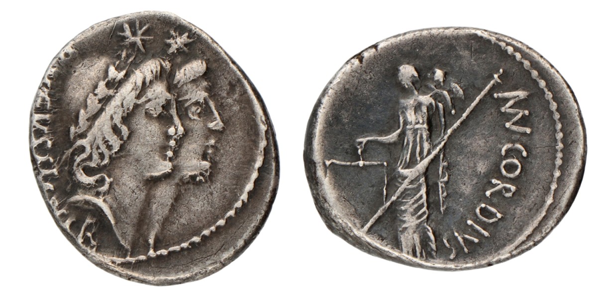 Roman Republic. Mn. Cordius Rufus. Denarius. N.D. (146 BC).