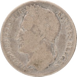 Belgium. Leopold I. 1 Franc. 1833.