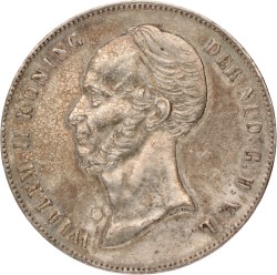 2½ Gulden. Willem II. 1848. Zeer Fraai / Prachtig.