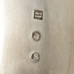 Soeplepel / soeplouche zilver.