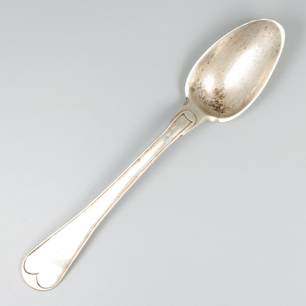 Dinerlepel, Turijn, Sardinië, ca. 1815, zilver.