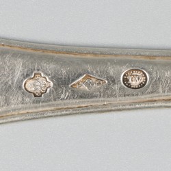 Dinerlepel, Turijn, Sardinië, ca. 1815, zilver.