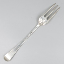 6-delige set vorken zilver.