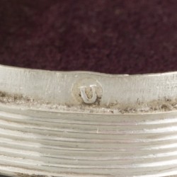 Brillenetui zilver.