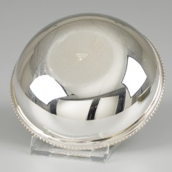 Christofle vingerkom, model Perles, verzilverd.
