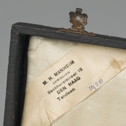 12-delige set koffielepels zilver.