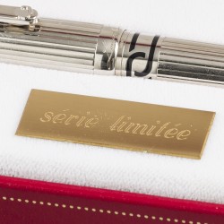 Cartier limited edition vulpen & ballpointpen "Louis Cartier", verzilverd.