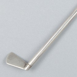 Champagneklopper zilver.