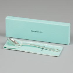 Tiffany & Co. babylepel "harten", zilver.