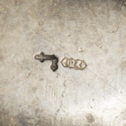 2-delige set kaasduimen, zilver.