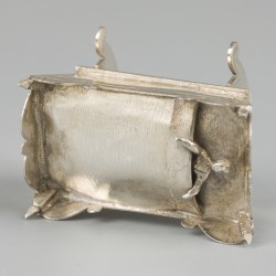 Miniatuur wieg zilver.