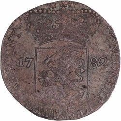 Zilveren dukaat Zeeland 1782. Fraai / Zeer fraai.