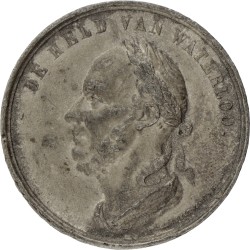 Nederland. 1865. Halve eeuwfeest van de slag bij Waterloo.