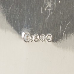 Cavalerie stijgbeugel zilver.