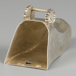 Cavalerie stijgbeugel zilver.
