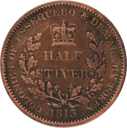 British Guyana. Essequibo and Demerary. George III. Half stiver. 1813.