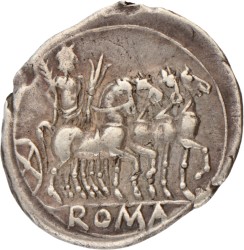 Roman Republic. M. Vargunteius. Denarius. N.D. (130 BC).