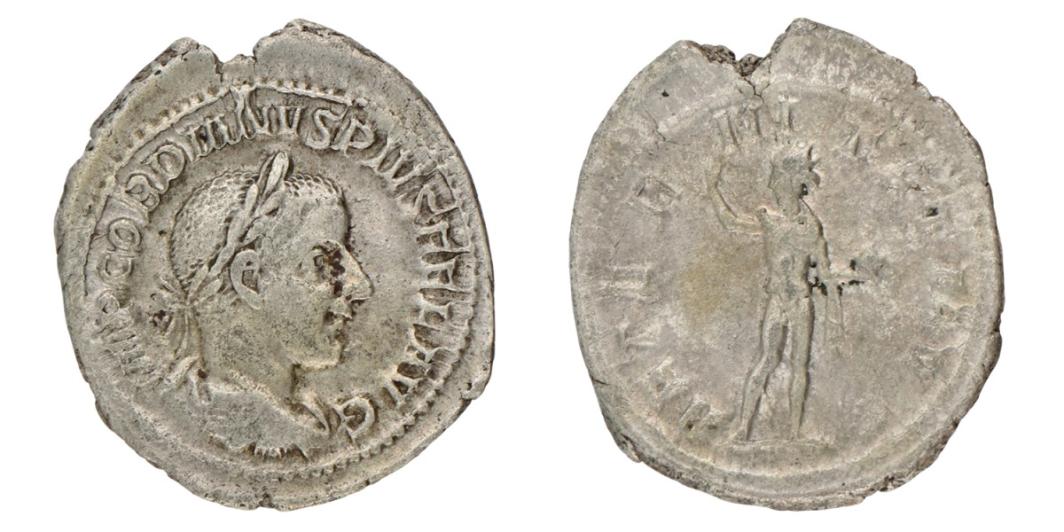 Roman Empire. Gordianus III. Denarius. N.D. (238 - 244 AD).