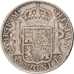 Mexico. Spanish colony. Charles IV. 8 Reales. 1792 Mo FM.