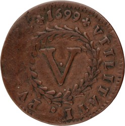 Portugal. Pedro II. 5 Reis. 1699.