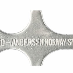 Zilveren David Andersen design hanger - 925/1000.