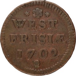 Duit - Hybride. West-Friesland. 1702.