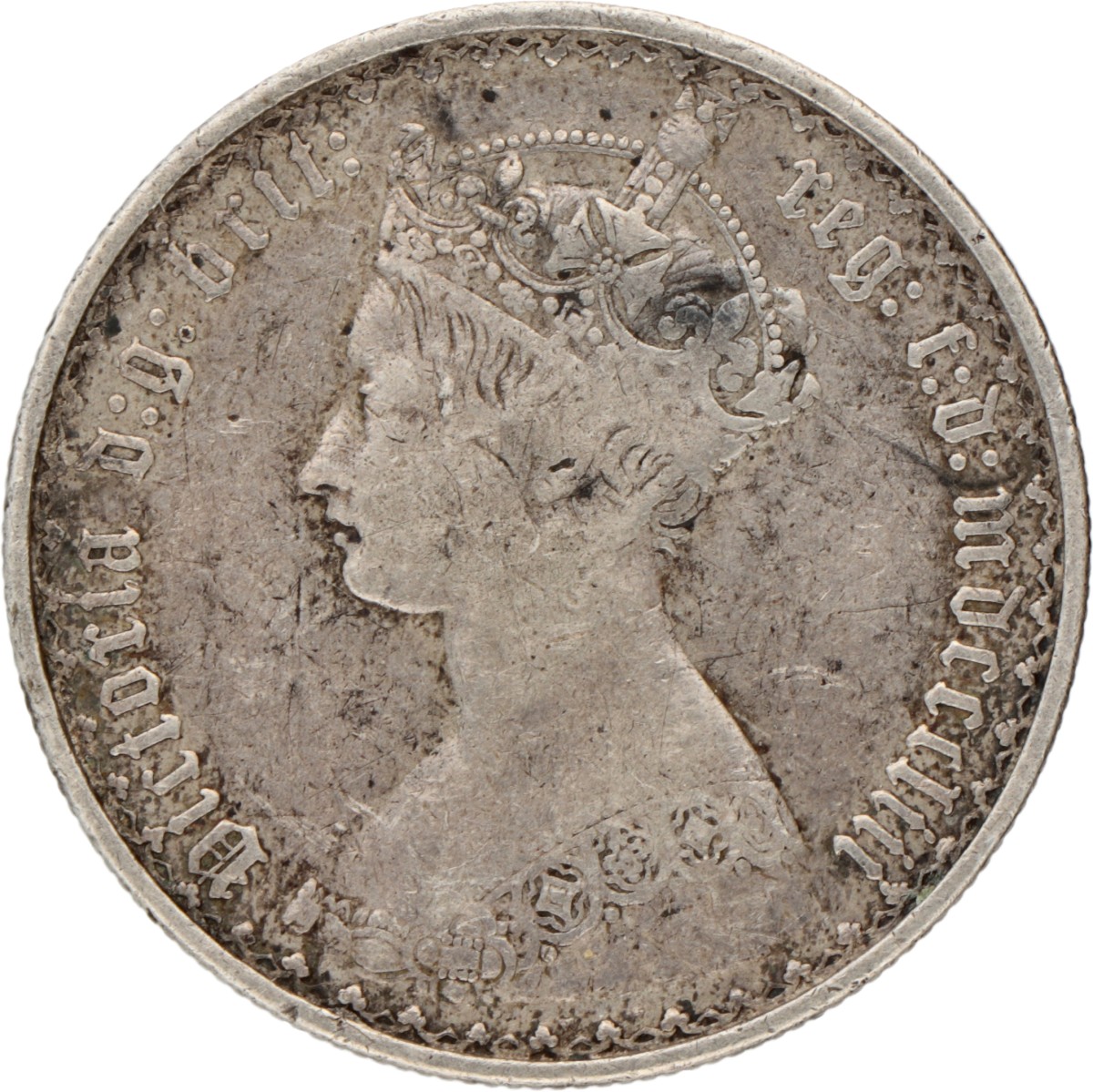 Great Britain. Victoria. Florin. MDCCCLIII (1853).