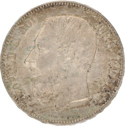 Belgium. Leopold II. 5 Francs. 1871.