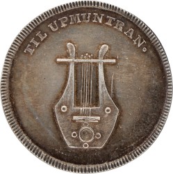 Sweden. N.D. (19th century). Encouragement token for students of the Swedish Royal Music Academy.