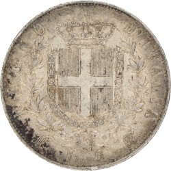 Italy. Kingdom. Vittoria Emanuele II. 5 Lire. 1873.