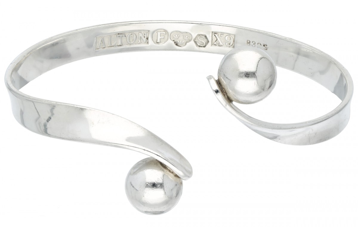 Zilveren Alton bangle armband - 830/1000.