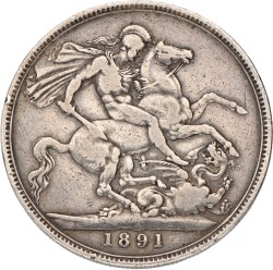 Great Britain. Victoria. Crown. 1891.